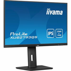 iiyama ProLite XUB2793QS-B7 27 Zoll Class WQHD LED-Monitor - 16:9 Format - Mattschwarz - 68,6 cm (27 Zoll) Viewable - IPS-