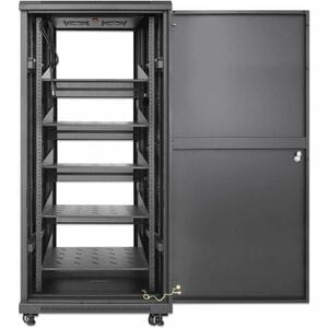 Gabinete 19"" Pro Line con extractores de aire, 27U, Frente de 600 mm, unidad de ventilación con dos extractores de aire i