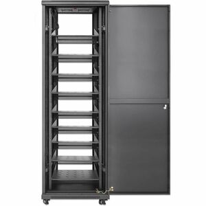 Gabinete 19"" Pro Line con extractores de aire, 42U, Unidad de ventilación de dos ventiladores montada en el techo, ensamb
