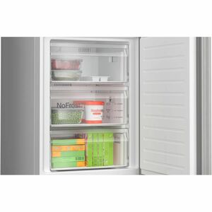 Congelatore/Freezer Bosch KGN392LCF 363 L - Installazione libera - Acciaio inox - Reversibile - 3 x Cassetto/i freezer - 2