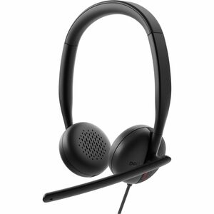 Auriculares Dell WH3024 Cableado Sobre la oreja Estéreo - Certificación Microsoft Teams - Binaural - Supra-aural - 20Hz a 