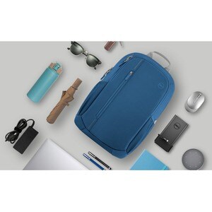 Estuche de transporte Dell EcoLoop Urban CP4523B (Mochila) para 38.1cm (15") Portátil - Azul - Resistente a Condiciones Am
