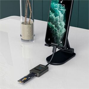 USB-C DOCK M.2 (NGFF) SATA/NVME A USB3.1 GEN2 BLACK