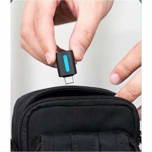Vention CDUB0 Data Transfer Adapter - 1 x USB 3.0 Type A - Female - 1 x USB 3.0 Type C - Male - Black