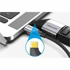 USB-C TO DP 1.2 4K ADAPTER GRAY METAL TYPE