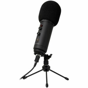 NEWSKILL Kaliope Wired, Plug-in Microphone for Recording, Gaming, Podcasting - Matte Black - 1.80 m - 30 Hz to 18 kHz -36 