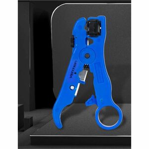 Vention Stripping Tool - 124 mm Length - Blue - Aluminium - Insulated, Comfortable Handle, Comfortable Grip, Anti-shock, N