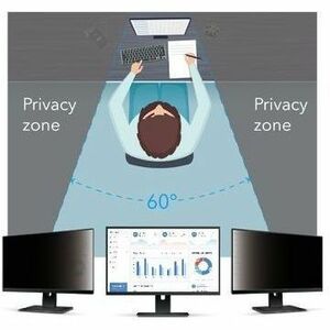 Filtro per la privacyV7 ScreenSentry PS215W9AMAnti-riflesso - TAA Conforme - Per 54,6 cm (21,5") Widescreen LCD Monitor, C