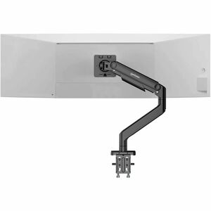 Manhattan Desk Mount for Monitor, Flat Panel Display, Curved Screen Display - Black - Landscape/Portrait - Height Adjustab