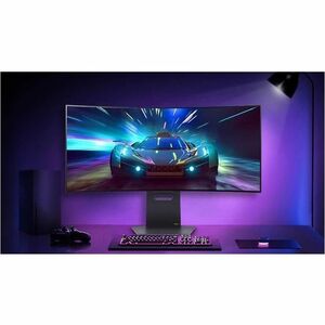 LG UltraGear 34GS95QE-B 34" (86.4 cm) Class UW-QHD Curved Screen Gaming OLED Monitor - 21:9 - True Black - 33.9" (86.1 cm)