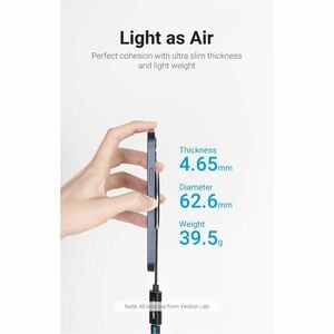 Vention FGABAG Induction Charger - Black - Box - For iPhone, Qi-enabled Device - Input connectors: USB - Heat-free Chargin