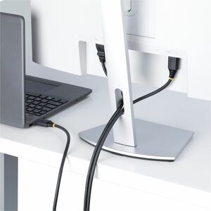 StarTech.com HDMI2-CABLE-GRIP-3F. Kabellänge: 0,9 m, Anschluss 1: HDMI Typ A (Standard), Connector 1 gender: Männlich, Ans