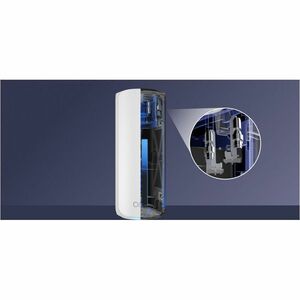 Netgear Orbi RBE873 Wi-Fi 7 IEEE 802.11be Ethernet Drahtlos Router - Triband - 2,40 GHz ISM-Band - 6 GHz UNII-Band - 8 x A