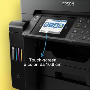Epson ET-16605 Wired & Wireless EcoTank Inkjet Multifunction Printer - Colour - Black - Copier/Fax/Printer/Scanner - 32 pp