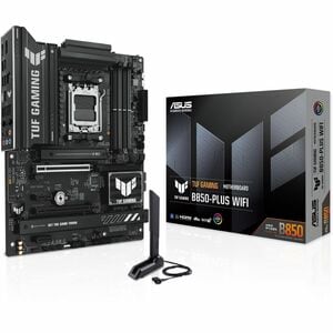 Carte mère de jeux de bureau TUF GAMING B850-PLUS WIFI - AMD B850 Chipset - Socket AM5 - ATX - Ryzen 9, Ryzen 7 Processor 