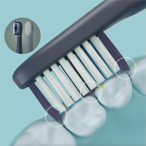 Panasonic ER-6CT01A303 Toothbrush Head - Sonic - 4 Brush Head(s) - Black