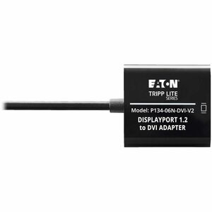 Tripp Lite series P134-06N-DVI-V2 15.24 cm DisplayPort/DVI Video Cable - Cable for Video Device, Monitor, Projector, TV - 