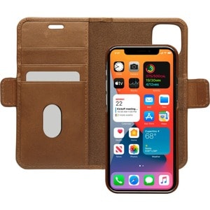dbramante1928 ApS Lynge Carrying Case (Wallet) Apple iPhone 12 mini Smartphone - Tan - Impact Resistant - Full Grain Leath