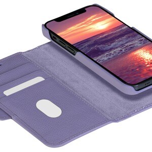 dbramante1928 ApS New York Carrying Case (Wallet) Apple iPhone 13 Pro Max Smartphone - Daybreak Purple - Impact Resistant 