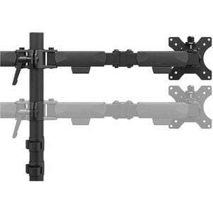 Neomounts NERO Mounting Arm for Monitor - Black - Height Adjustable - 2 Display(s) Supported - 25.4 cm to 81.3 cm (32") Sc
