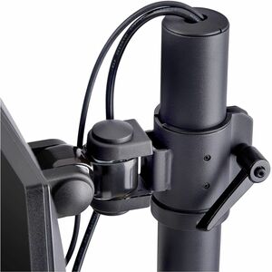 StarTech.com Desk Mount for Monitor, Curved Screen Display - Black - Landscape/Portrait - TAA Compliant - Height Adjustabl