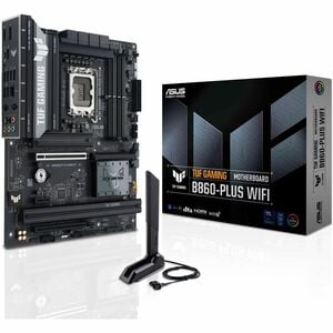 Carte mère de jeux de bureau TUF GAMING B860-PLUS WIFI - Intel B860 Chipset - Socket LGA-1851 - ATX - Core Ultra Processor