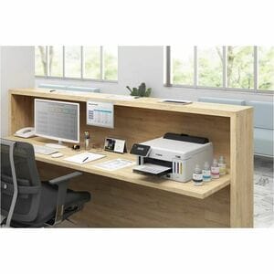 Canon GX5120 Wired/Wireless MegaTank Inkjet Printer - Color - 1200 x 600 dpi Print - Automatic Duplex Print - Ethernet - W