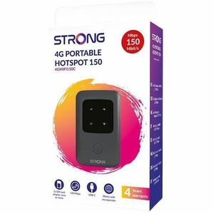 Modem/Router wireless Strong - Wi-Fi 4 - IEEE 802.11b/g/n - 1 SIM - 4G - WCDMA, LTE - Mono banda - 2,40 GHz ISM band - 18,