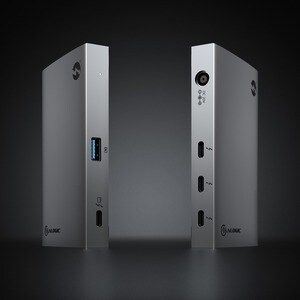 Alogic BLAZE Thunderbolt 4 Docking Station für Notebook, Desktop-PC, Festplatte, Monitor - Grau, Schwarz - 2 Unterstützte 