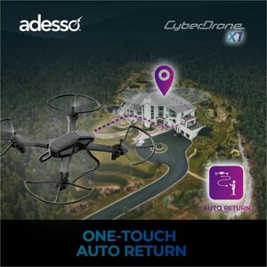 Adesso Entry Level Drone - 2.40 GHz - 0.10 Hour Run Time - 196.85 ft Operating Range