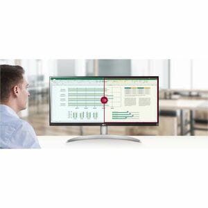 MONITOR LG ULTRAWIDE 29 FHD IPS 1MSSRGB 100HZ USB-C BRANCO