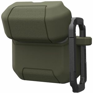 Urban Armor Gear Scout Rugged Charging Case Apple AirPods 4 - Olive Drab - Shock Absorbing, Drop Resistant, Anti-slip, Imp