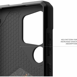 Urban Armor Gear Monarch Pro Rugged Case for Samsung Galaxy S25 Ultra Smartphone - Forged Carbon with Copper - Shock Resis