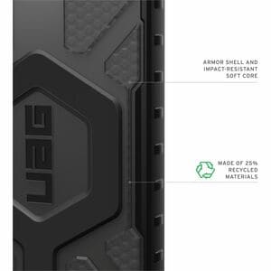 Urban Armor Gear Pathfinder Clear Case for Samsung Galaxy S25 Smartphone - Ash