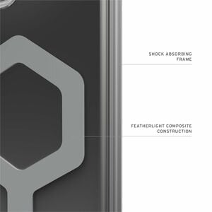 Urban Armor Gear Plyo Case for Samsung Galaxy S25 Ultra Smartphone - Black, Clear Ombré