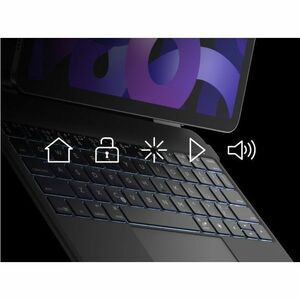 Belkin Connect Keyboard/Cover Case for 27.7 cm (10.9") Apple iPad (10th Generation) Tablet - Anti-slip Interior, Scratch R