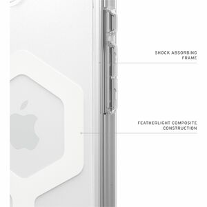 Urban Armor Gear Plyo Rugged Case for Apple iPhone 16e Smartphone - Ice/White - Shock Absorbing, Yellowing Resistant, Drop