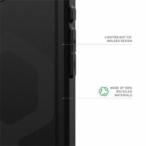 Essential Armor iPhone 16e Case - Black - For Apple iPhone 16e Smartphone - Hex Pattern - Black - Drop Resistant, Impact R