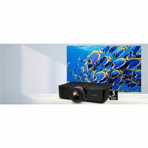 Epson PowerLite L695SU Short Throw 3LCD Projector - 21:9 - Wall Mountable, Ceiling Mountable - Black - 1920 x 1200 - Front