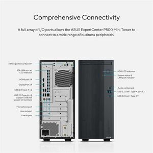Asus ExpertCenter P500MVC-P51SR-CB Desktop Computer - Intel Core i5 13th Gen i5-13420H - 16 GB - 1 TB SSD - Mini-tower - G