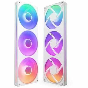 NZXT F420 RGB Core RF-U42HF-W1 1 Cooling Fan - PC - 3 x Fan(s) - 167.54m³/h Maximum Airflow - 2000 rpm - Fluid Dynamic Bea