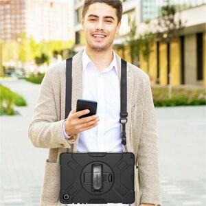 Funda rígida con soporte para Samsung Galaxy Tab® A9+ (11") - Amortiguador, Resistente a Caídas, Resistente a impactos, Pr