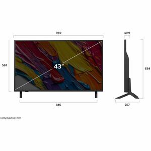 LG QNED82 43QNED82AUA 43.1" Smart LED-LCD TV 2025 - 4K UHDTV - High Dynamic Range (HDR) - HDR10, HLG - QNED Backlight - Al
