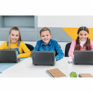 MAXCases Extreme Shell-FL3 Slide Case for HP Fortis G1m Chromebook 11.6" Clamshell (MediaTek Processor) (Grey/Slide-On Top