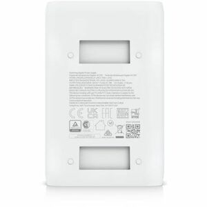 Ubiquiti 2.5G PoE+ Adapter (30W) - 120 V AC, 230 V AC Input - 48 V DC, 650 mA Output - 1 x RJ-45 Input Port(s) - 1 x PoE+ 