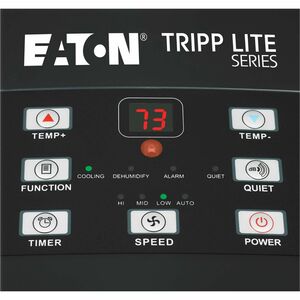 Eaton Tripp Lite Series Portable AC Unit for Server Rooms - 13,000 BTU (3.8 kW), 120V, R32 Refrigerant, Black - Cooler - 3