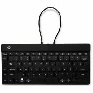 R-Go Split Break Tastatur - Kabellos Konnektivität - USB-Typ C Schnittstelle - Englisch (US) - QWERTY Layout - Schwarz - S