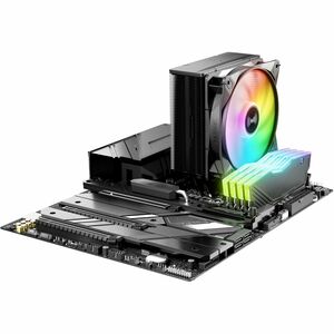 be quiet! Pure Rock 3 LX BK040 Cooling Fan - 4 x Heat Pipe(s) - 2000 rpm - Rifle Bearing - Compatible Intel Socket: Socket