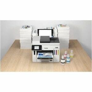 Canon MAXIFY GX7150 Wired & Wireless MegaTank - Tintenstrahl-Multifunktionsdrucker - Farbe - Kopierer/Fax/Drucker/Scanner 