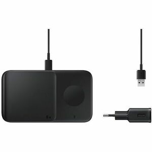 Samsung Wireless Charger Duo - For Smartphone, Smartwatch, Earbud - LED Indicator, Fast Charging
